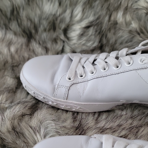 Ash Studded Star White Leather Low-Top Sneakers - Picture 12 of 16